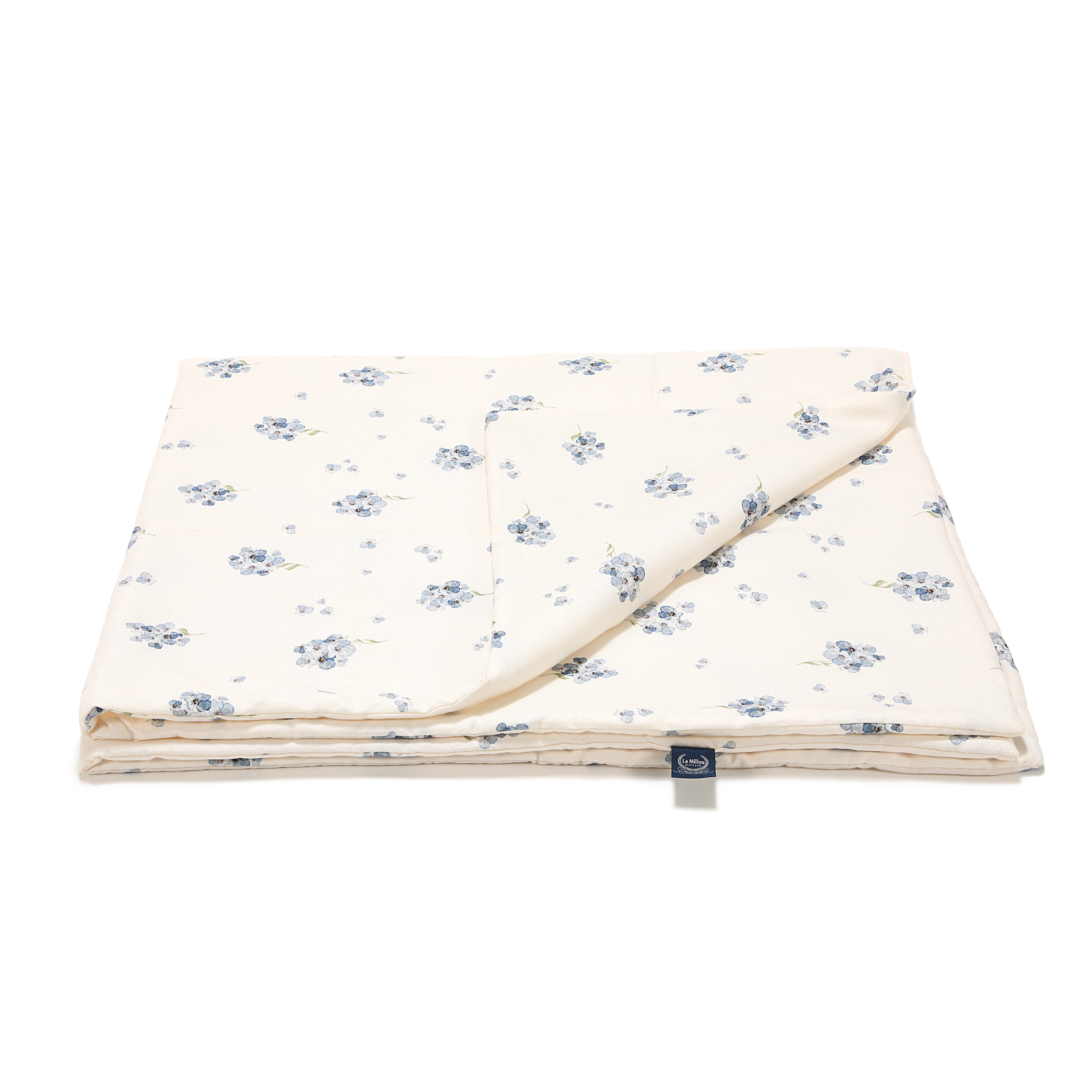 La Millou波蘭 竹纖涼感被(140x110cm)｜抗菌被｜無流蘇簡約質感｜英倫藍鈴花