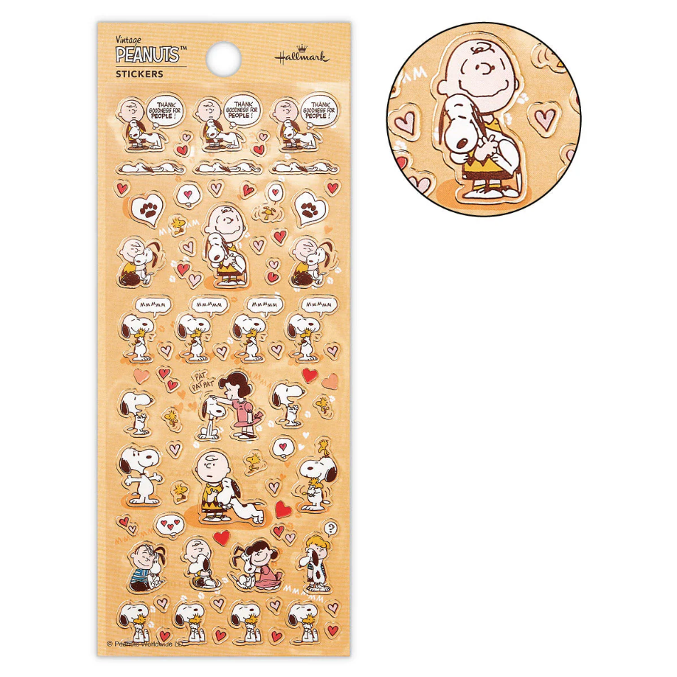 『Peanuts』史努比邊框貼紙擁抱