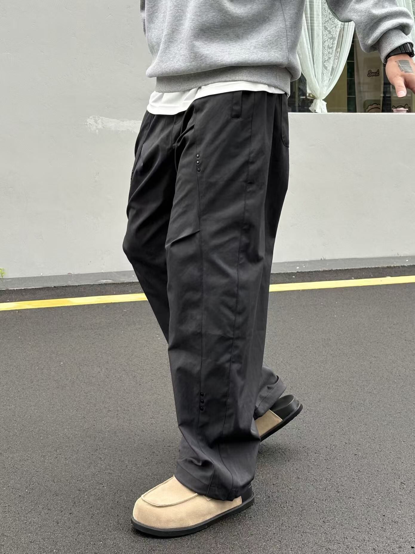 XCTRL 工裝彎刀長褲-黑