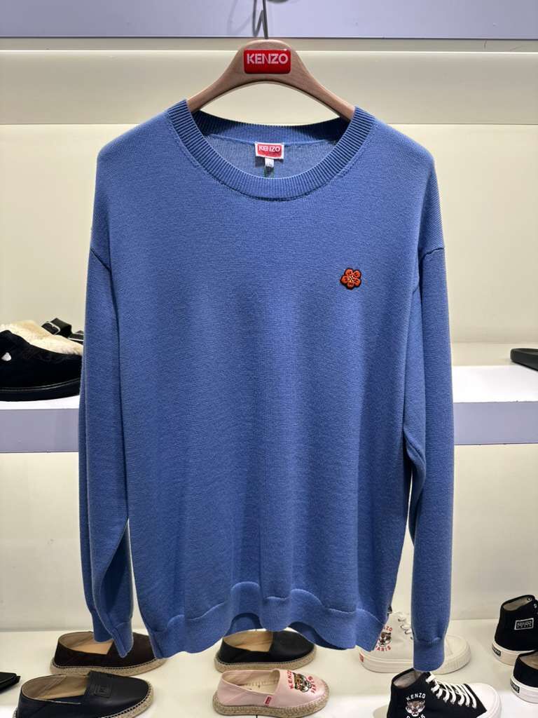【直播】KENZO LL103169 男裝針織上衣(藍色)(E55PU3813LB)