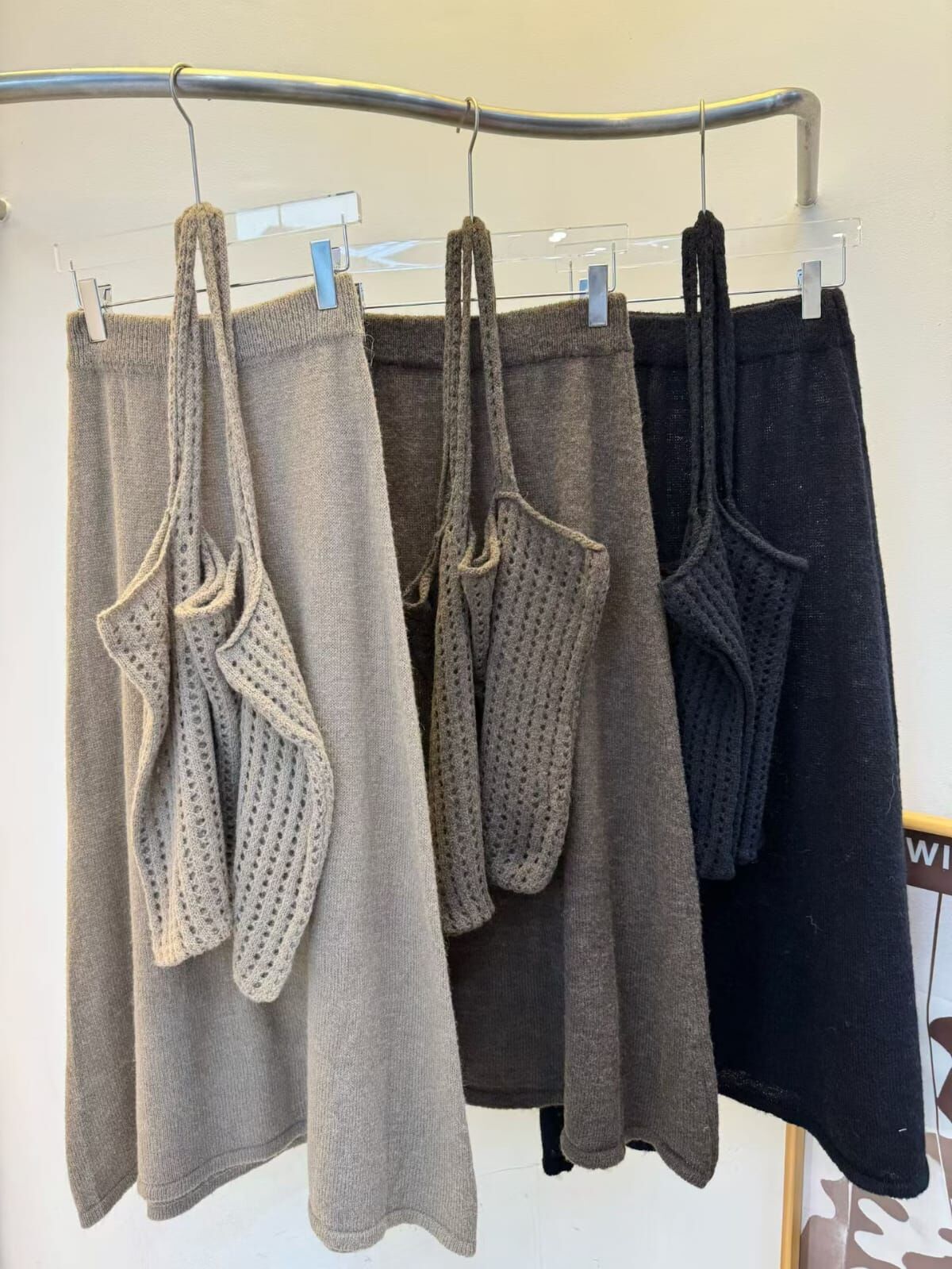 MG5139 洞洞織紋背心外搭橡筋腰休閑褲三件套裝