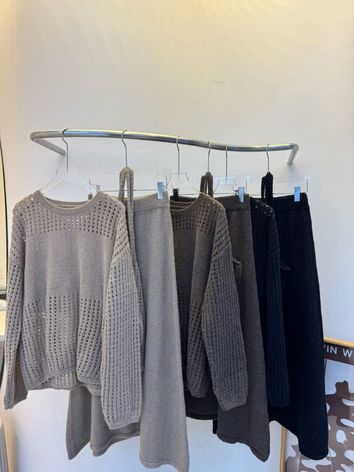 MG5139 洞洞織紋背心外搭橡筋腰休閑褲三件套裝