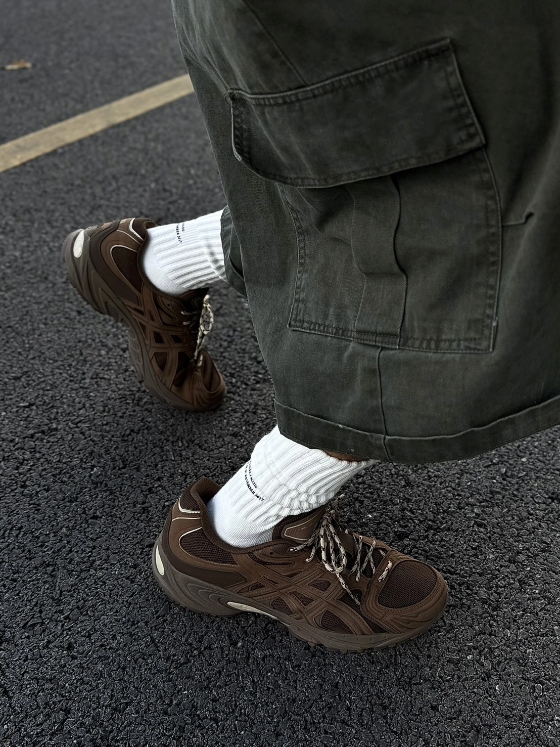 Asics Gel-Kahana TR Nexus 復古 麂皮 復古咖