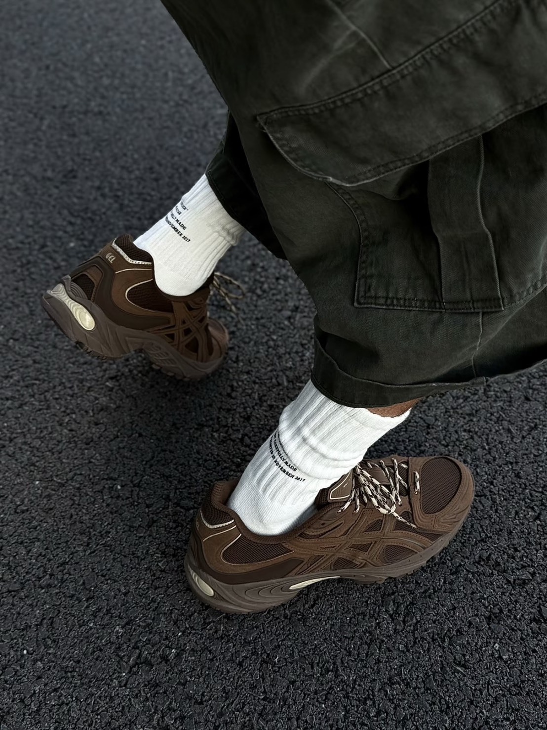 Asics Gel-Kahana TR Nexus 復古 麂皮 復古咖