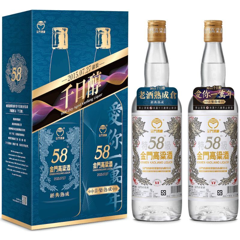 金門高粱58度 2015年千日醇：音樂熟成品鑑組 750ml