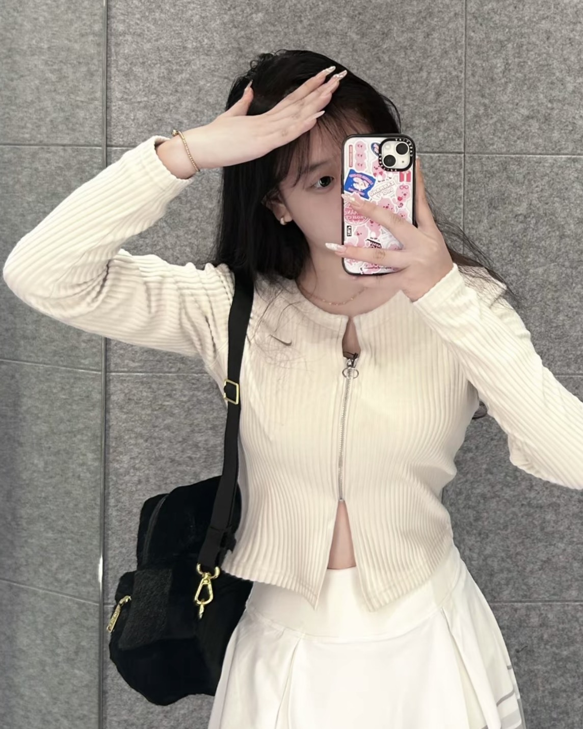 【預購】NIKE W CHLL KNT RIB FZ CR 坑條短版小外套 3色 FN3683010