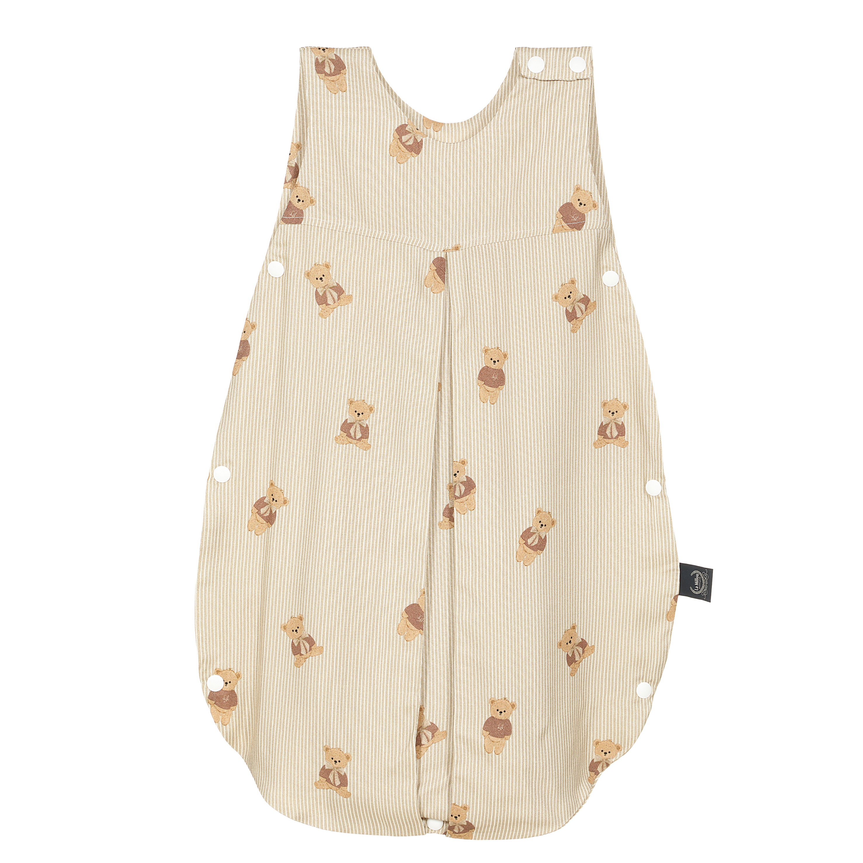 La Millou波蘭 抗菌竹纖涼感防踢被/防踢背心分腿扣(70cm)｜學院熊寶寶