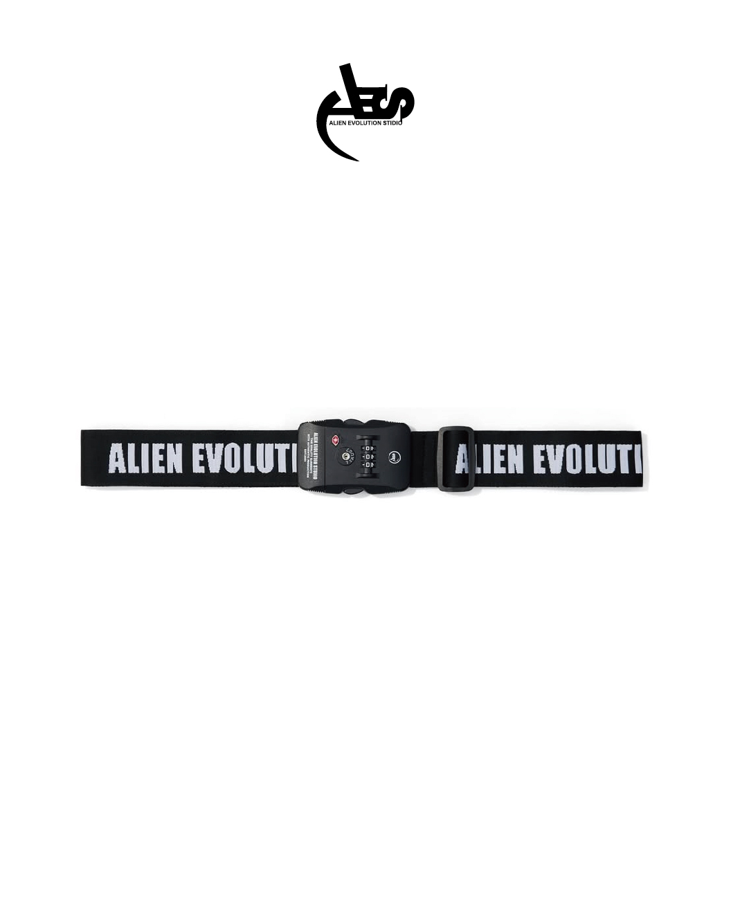 AES 密碼鎖行李箱束帶 黑 25 A/W TSA LUGGAGE STRAP