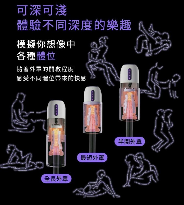 ak S2 Pro AI 伸縮電動飛機杯