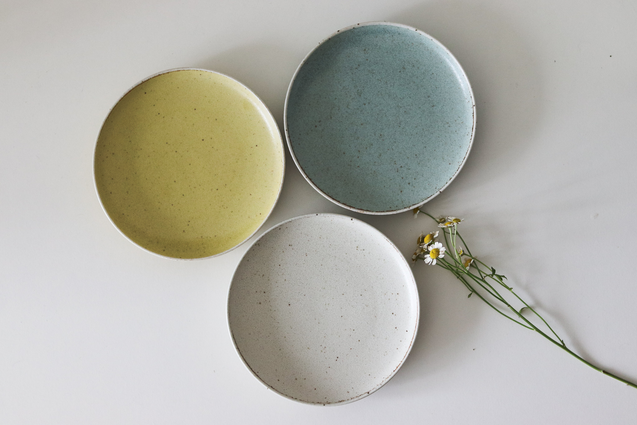 日本 美濃燒 吾山窯 PLAIN 甜點盤