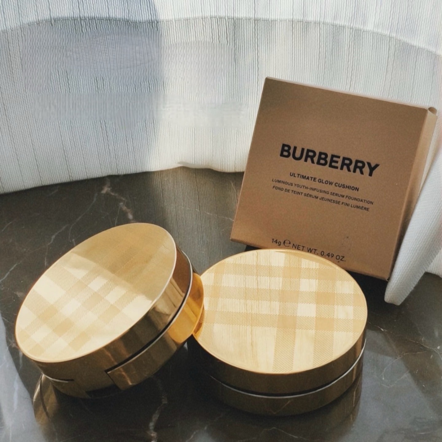 (預購商品)  Burberry鎏光煥彩恒顏氣墊14g