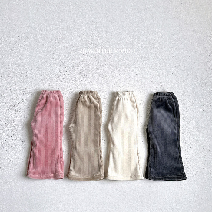 Vivid-I Velvet Flare Pant