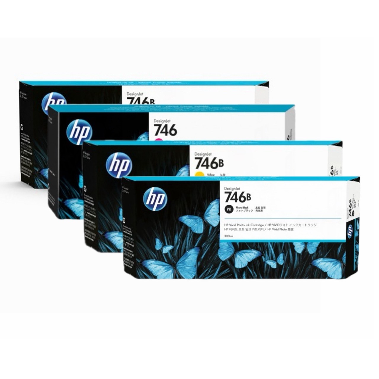 HP 惠普 746B 300ML 原廠高容量墨水匣 3WX35A ∣3WX36A ∣3WX37A ∣3WX38A