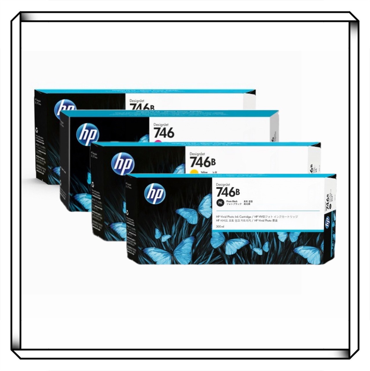 HP 惠普 746B 300ML 原廠高容量墨水匣 3WX35A ∣3WX36A ∣3WX37A ∣3WX38A