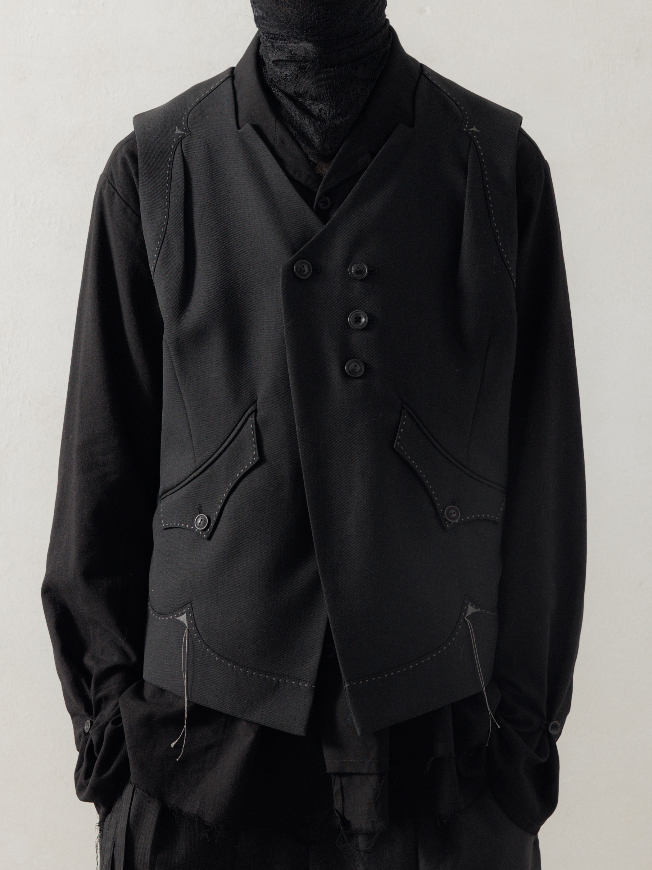 Professor.E｜25FW｜Embroidery Waistcoat