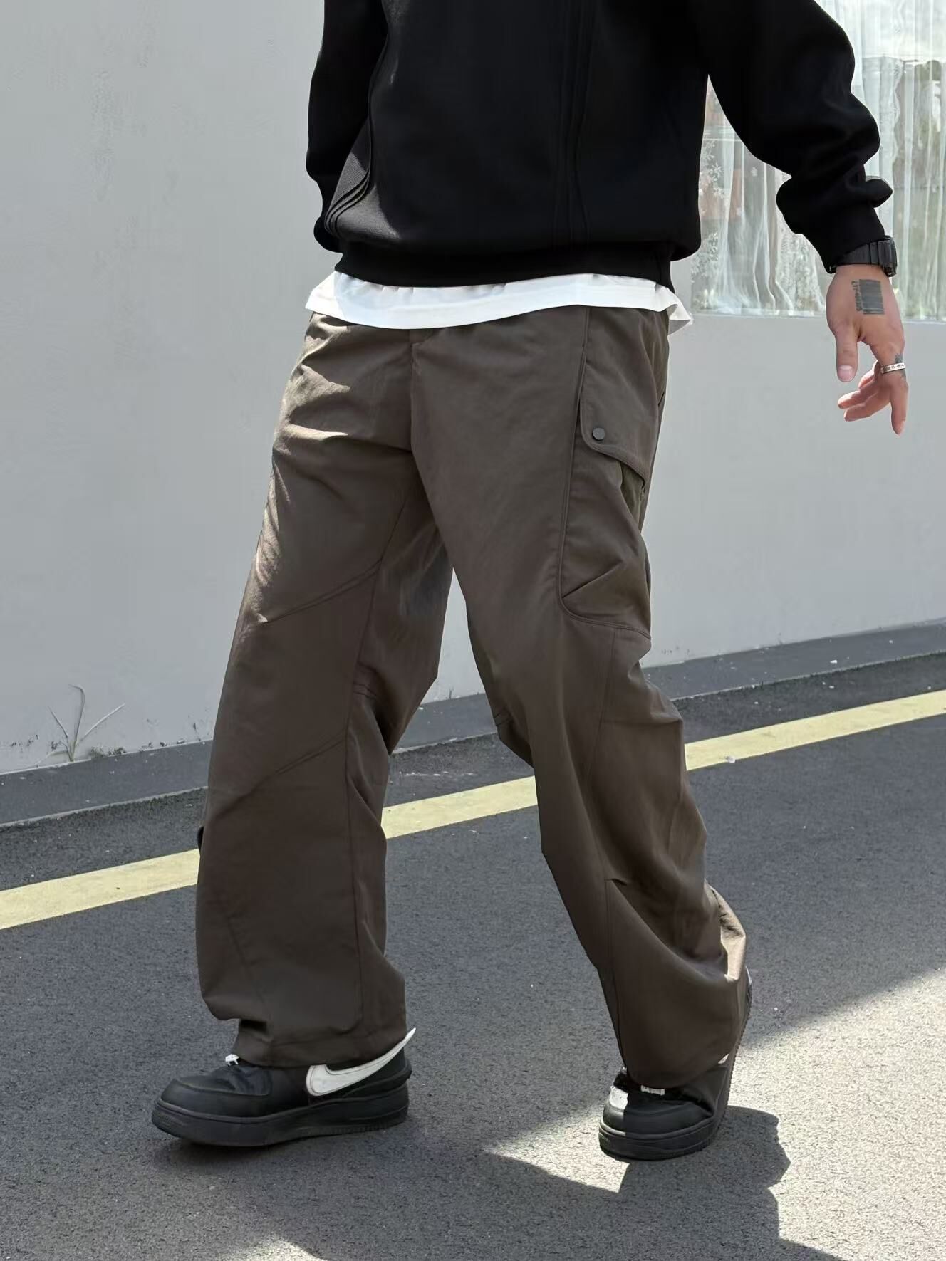 XCTRL 大口袋收納彎刀長褲-綠