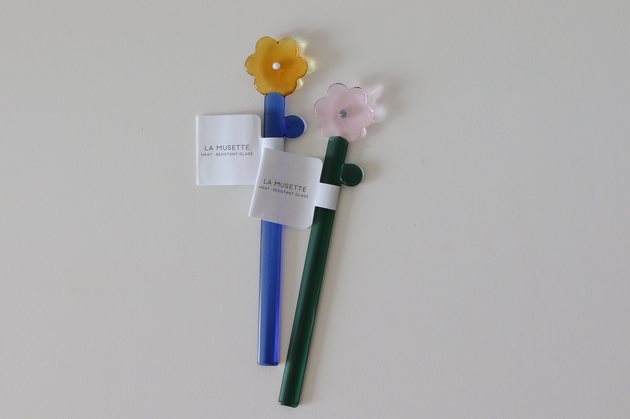 日本 CDF ètendue 花朵 玻璃攪拌棒