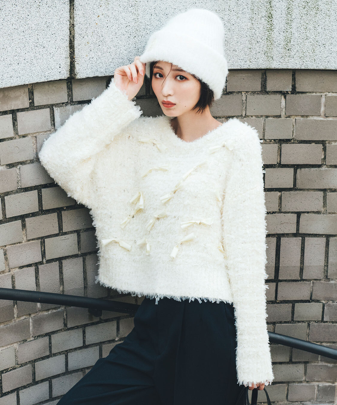 [預購] 折扣 COCO DEAL 夢幻紗蝴蝶結毛衣