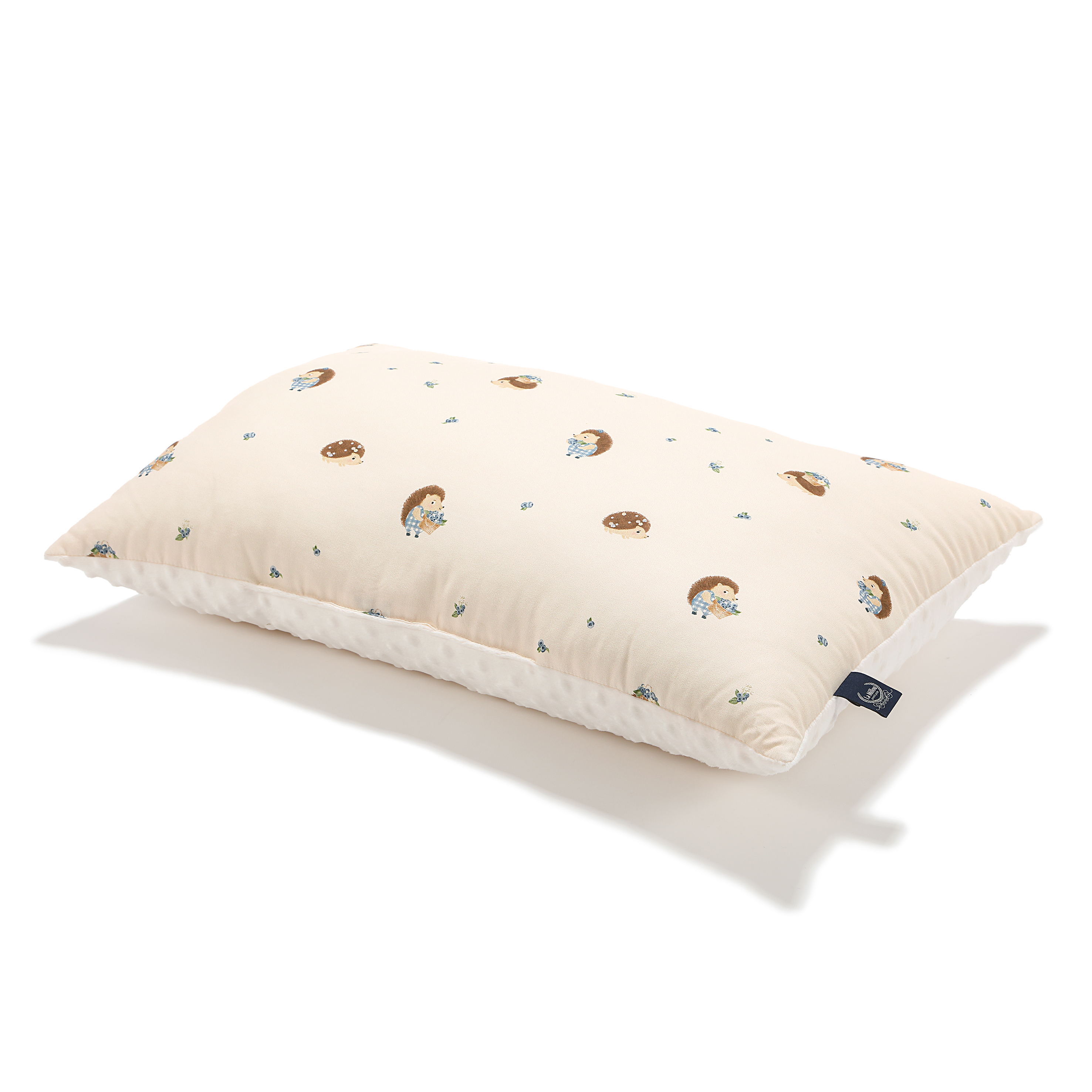 La Millou波蘭 豆豆大枕心｜藍莓小刺蝟｜雲朵白