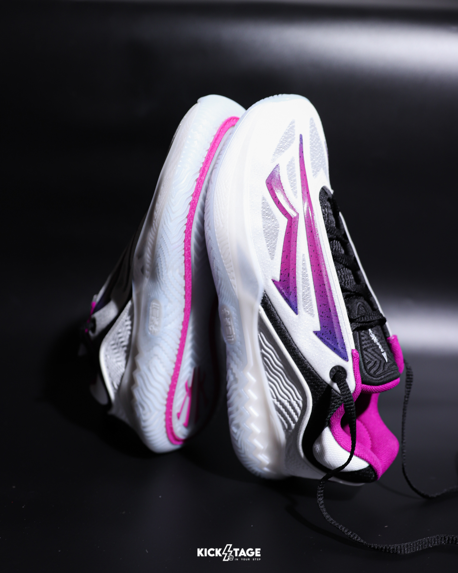 <連線代購商品>ANTA KAI SPEED 2 BUTTERFLY DANCE 蝶舞 白紫色 實戰鞋 籃球鞋【912541114S-5】歐文2