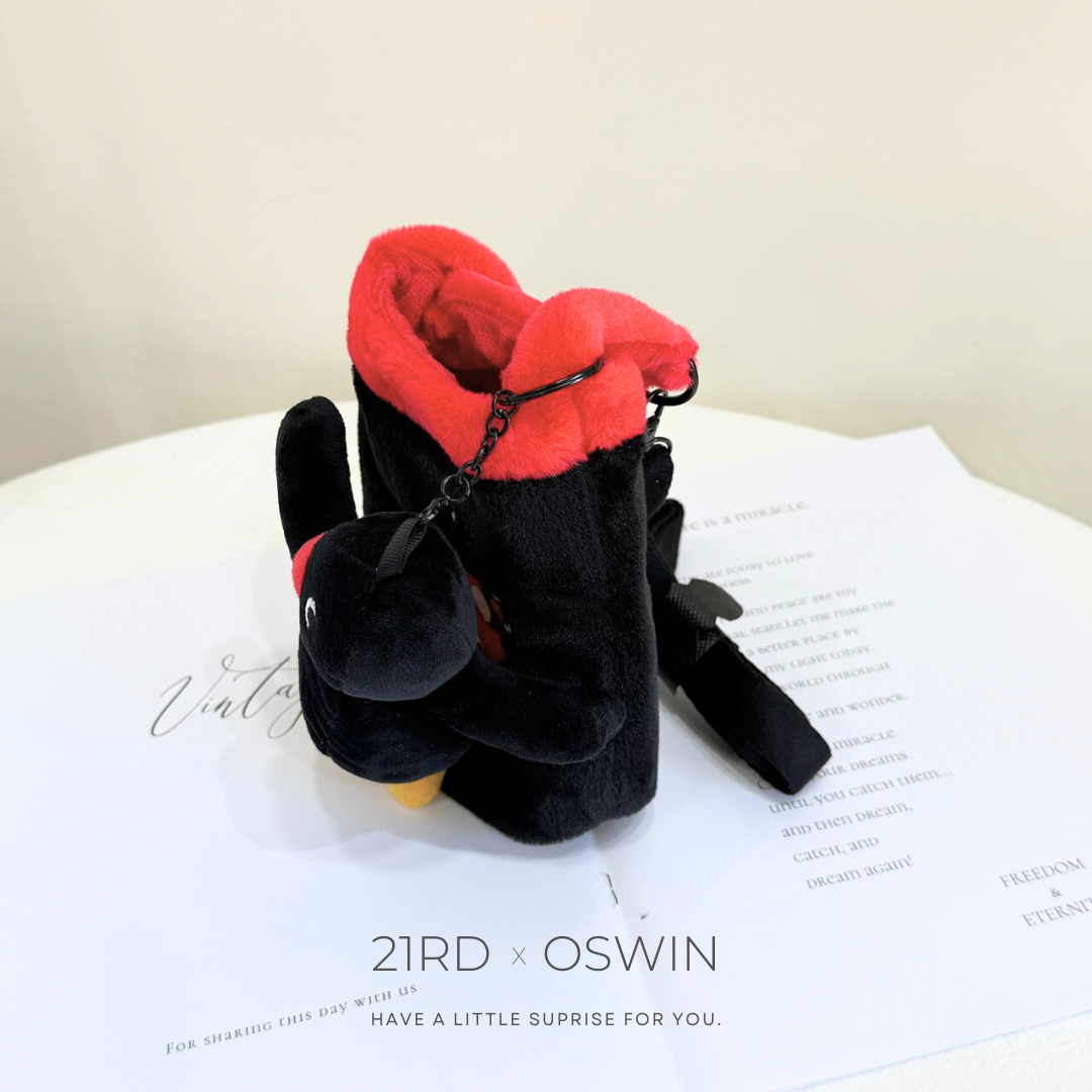 PINGU 企鵝家族 毛絨飲料袋杯