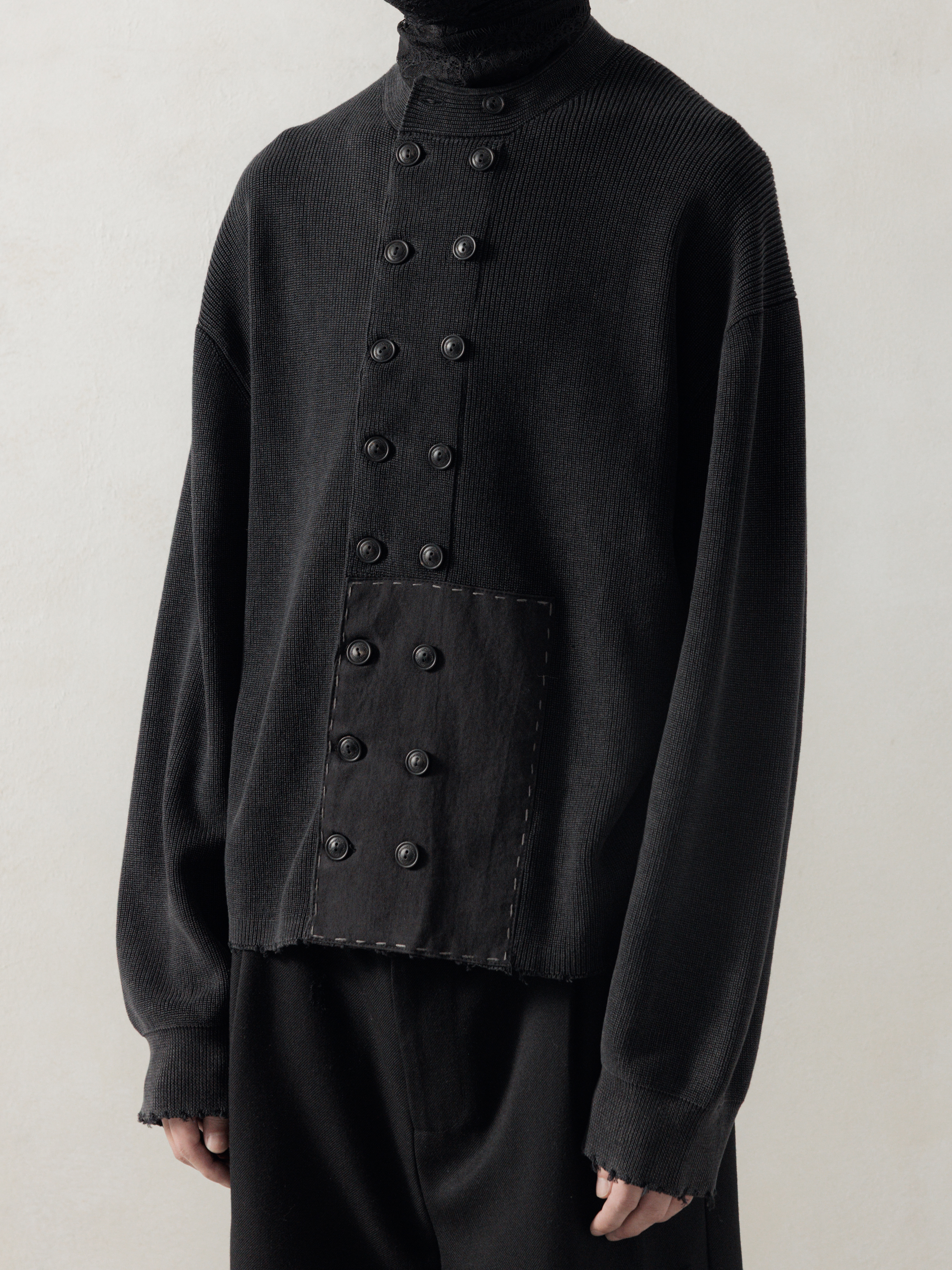 Professor.E｜25FW｜Double Breasted Aged Knit