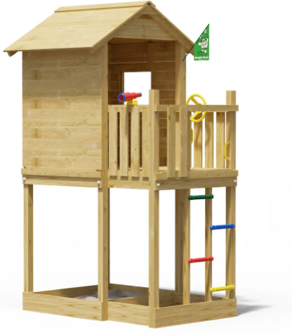 Jungle Treehouse | Wooden climbing frame with ladder