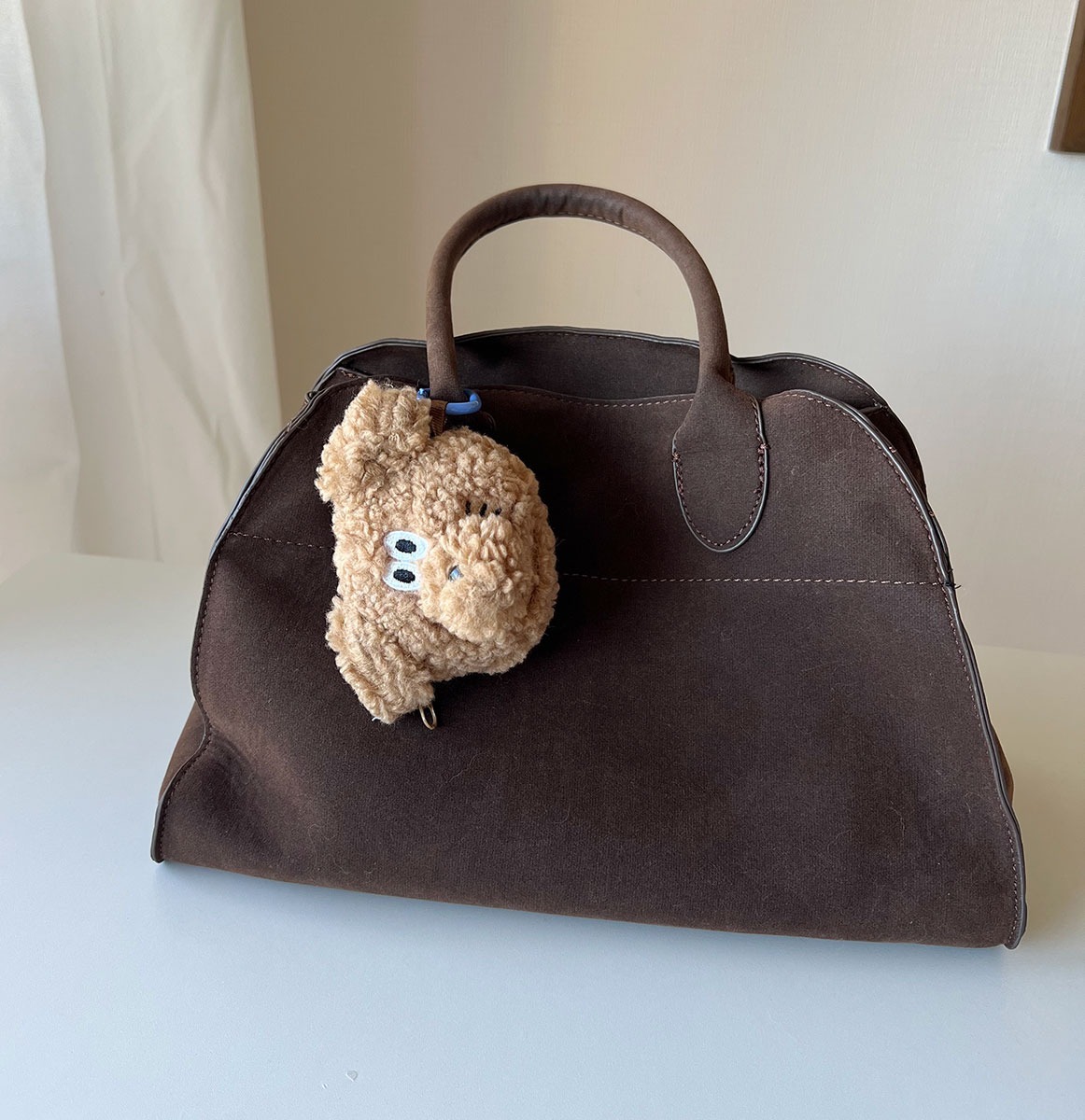 預購┃scooty studio 小狗 立體 大頭 毛絨絨 登山扣 小物包 吊飾