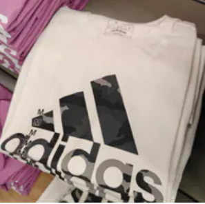 [S] ADIDAS WHITE CAMO GRAPHIC TEE , IW5172-WHITE (SAD276)