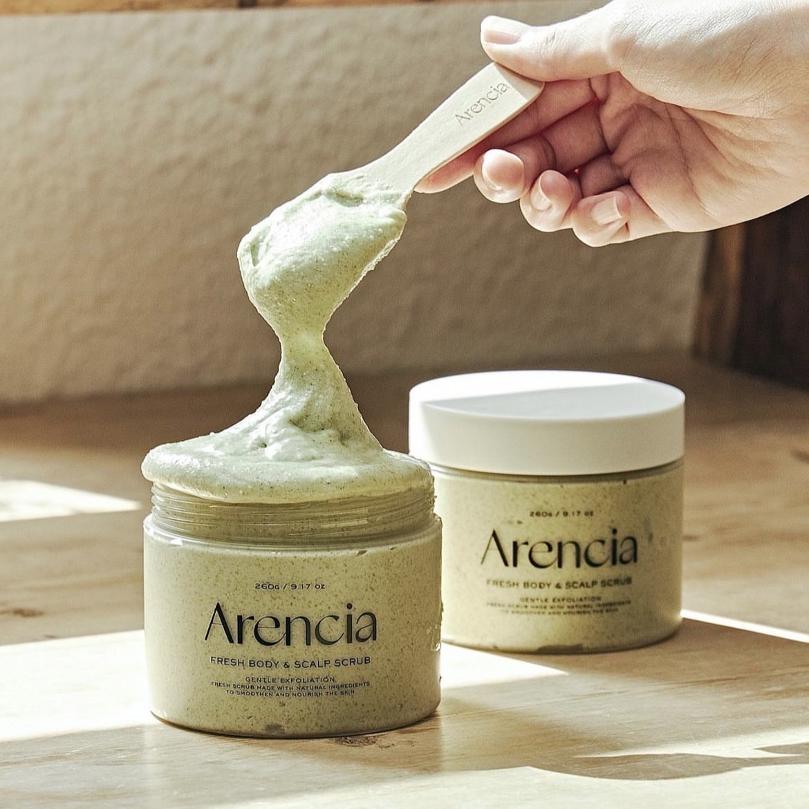 韓國 Arencia 清新紅茶柚子 身體磨砂膏 260g