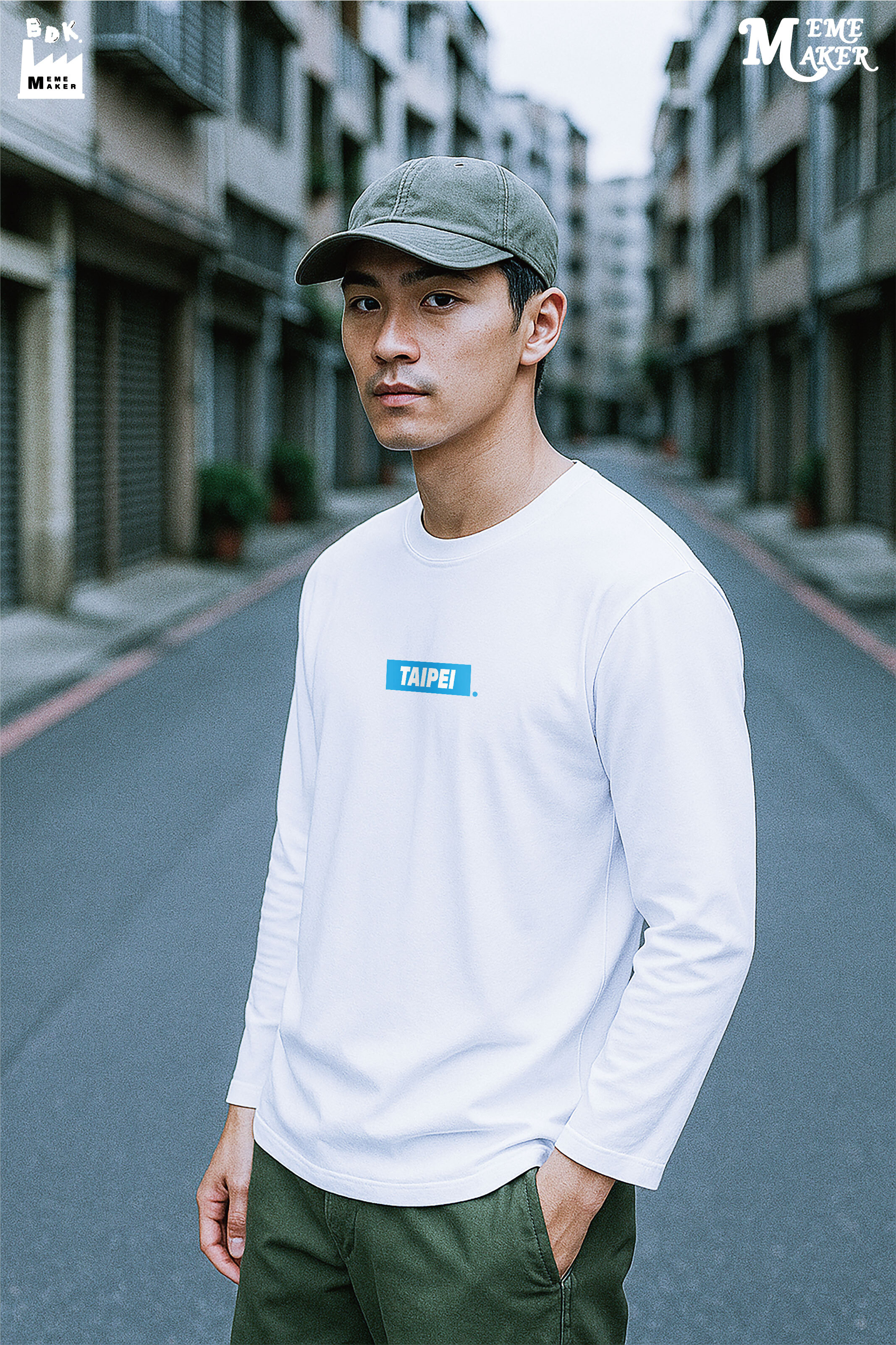 BDK.製造 - CityT_TAIPEI - 薄長T〈BDK2509〉