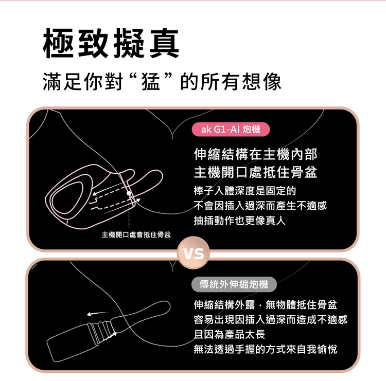 ak G1 AI 智能按摩炮機