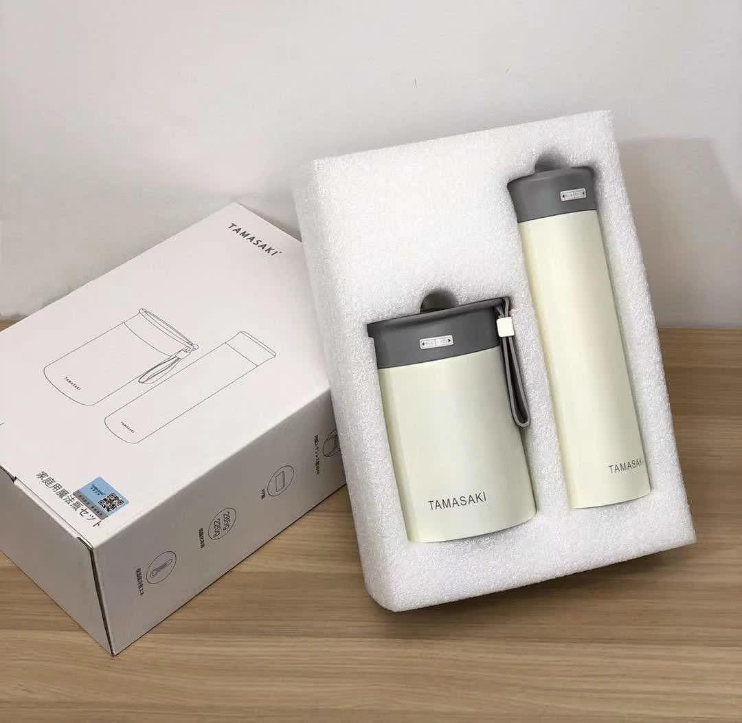 WSBB9662  日本Tamasaki 保溫杯+ 燜燒壺2 in 1 套裝(現貨A20)