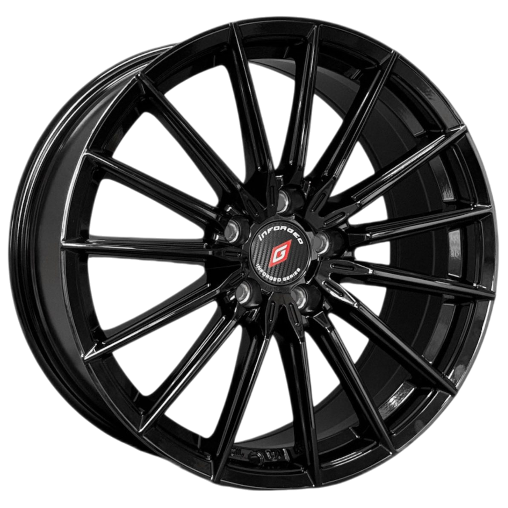 【PDW 北德文】18吋鋁圈 鑄造輕量化18吋 鋼琴黑多輻放射設計 輕量化鋁圈 四入組