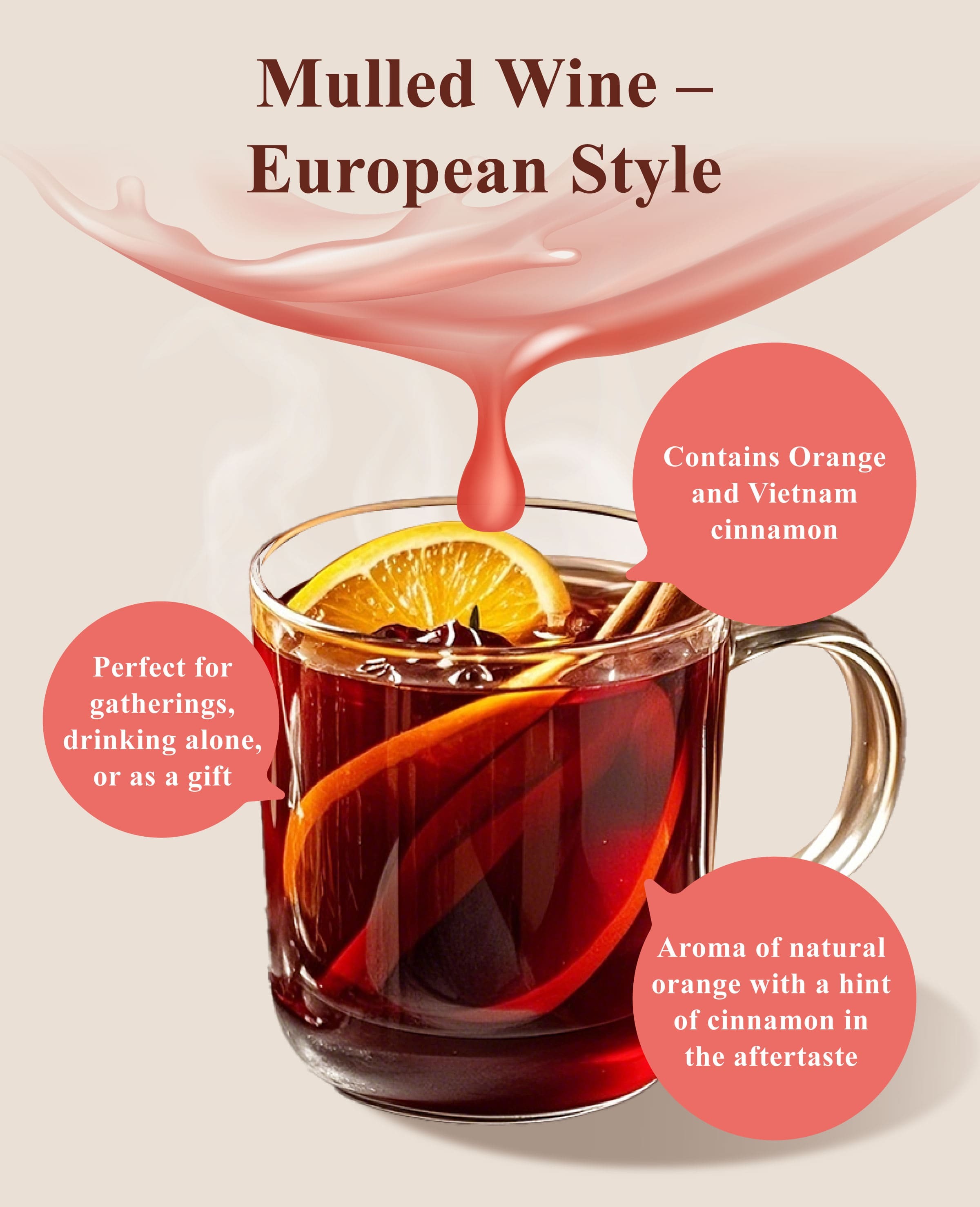 Dengyi Mulled Wine - European Style Features