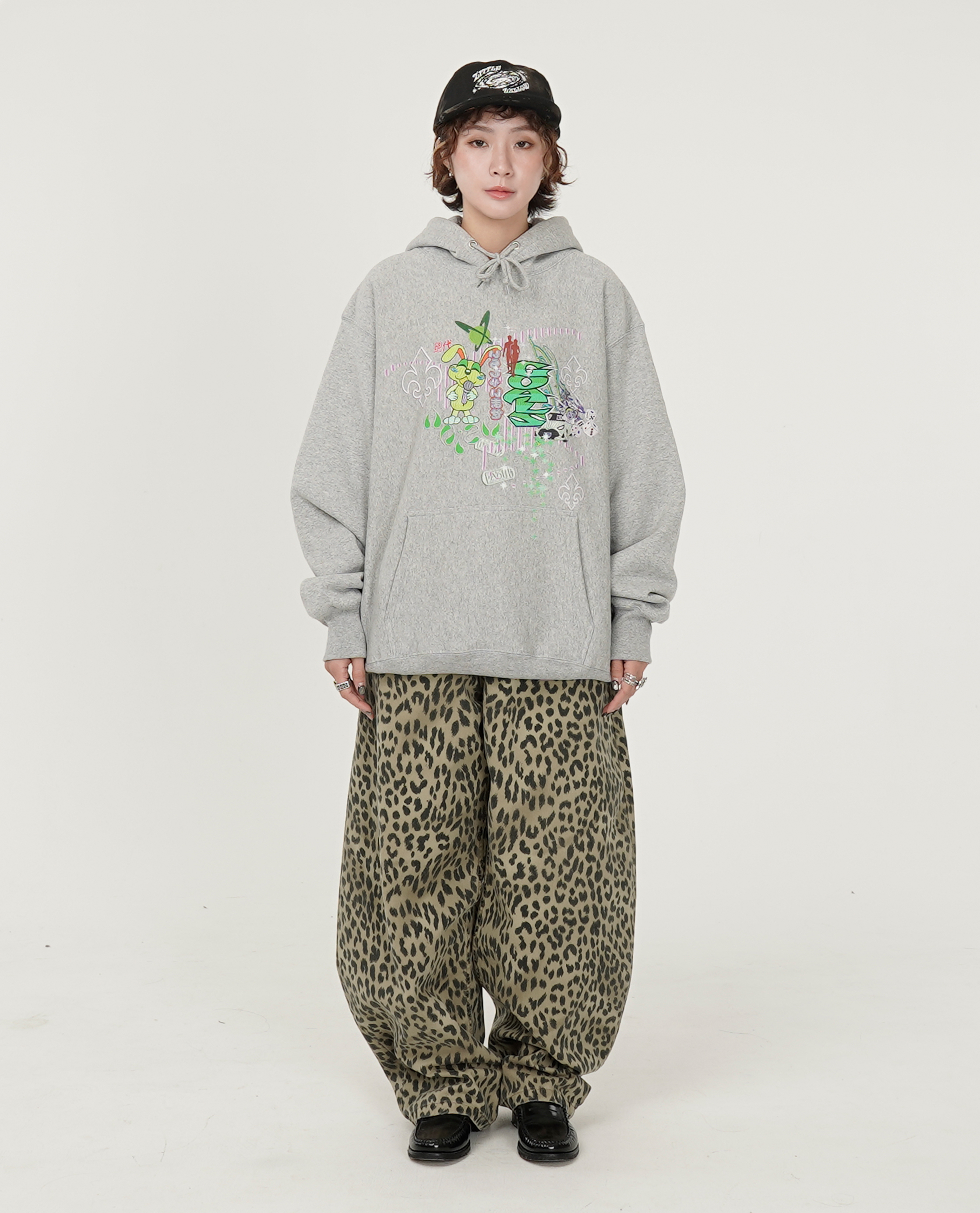 AOI Industry AB-A25 PRINT HOODIE - 25FW