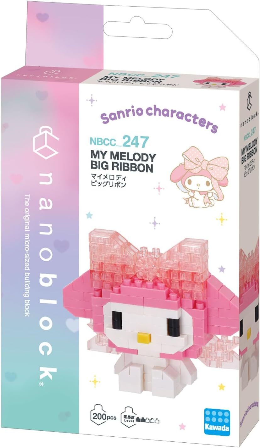Nanoblock 迷你積木 NBCC_247 My Melody 美樂蒂 大蝴蝶結