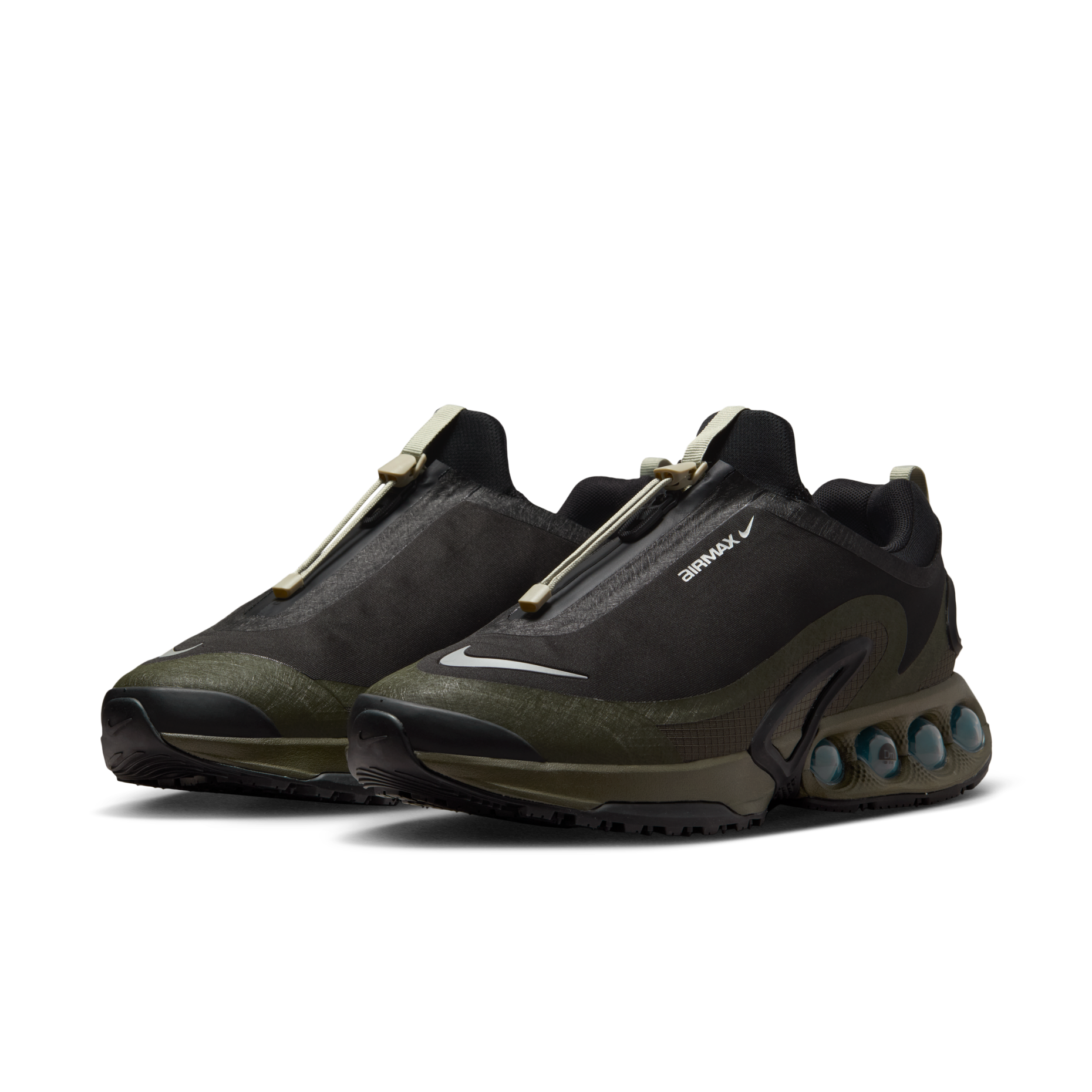 男鞋 NIKE AIR MAX DN ROAM 黑綠 防水鞋面 氣墊 緩震 運動 休閒鞋【HQ8605-002】