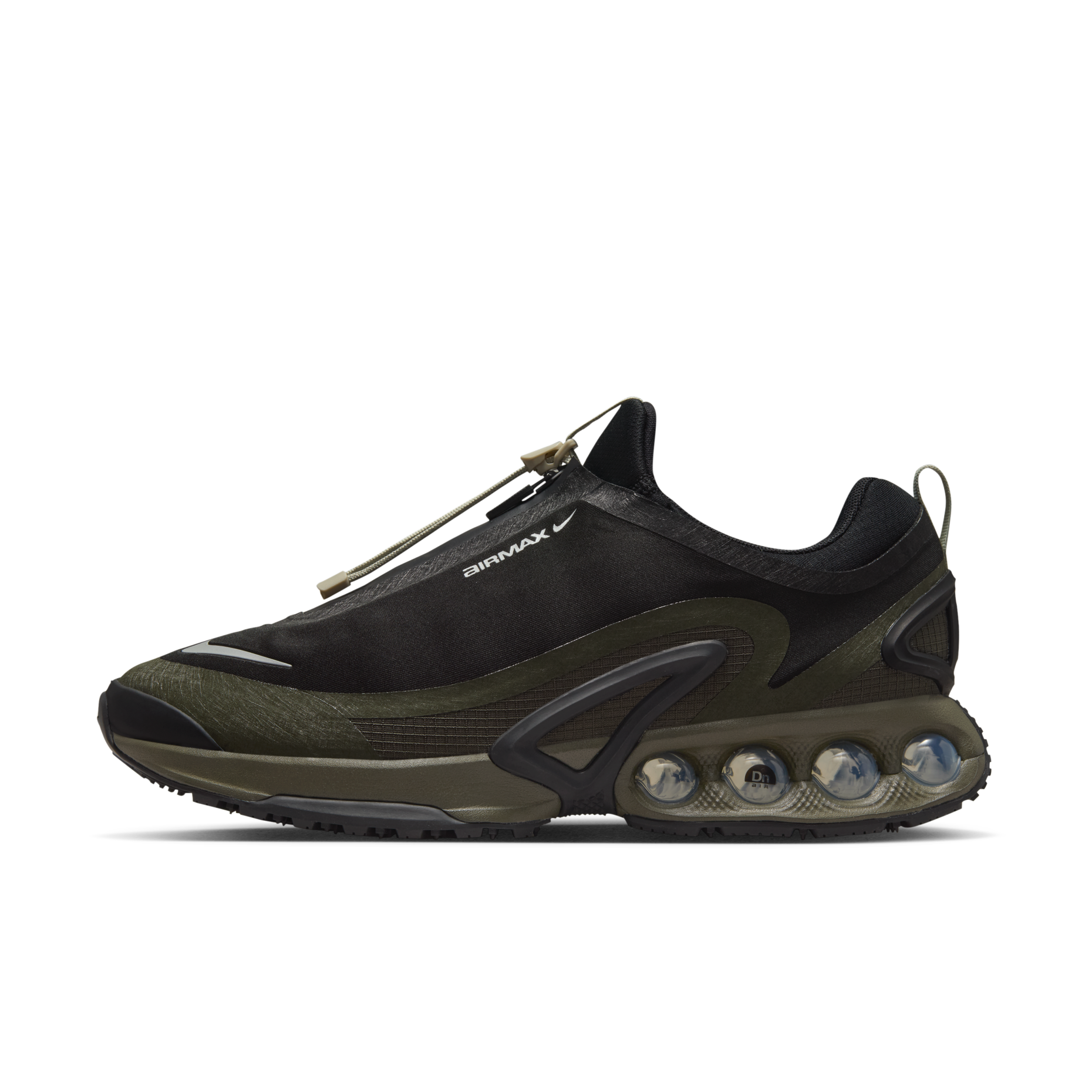 男鞋 NIKE AIR MAX DN ROAM 黑綠 防水鞋面 氣墊 緩震 運動 休閒鞋【HQ8605-002】