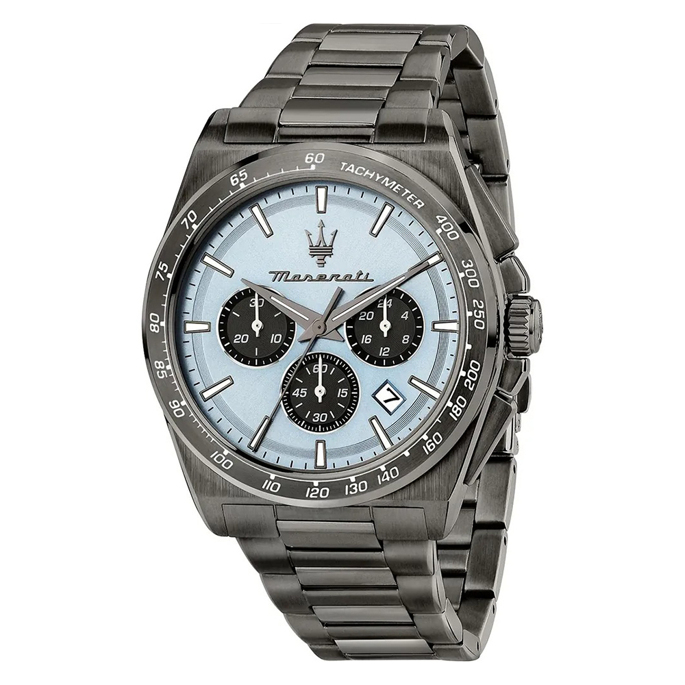 【Maserati 瑪莎拉蒂】速度系列 R8873652004 帶日期 真三眼 不鏽鋼 男款 手錶