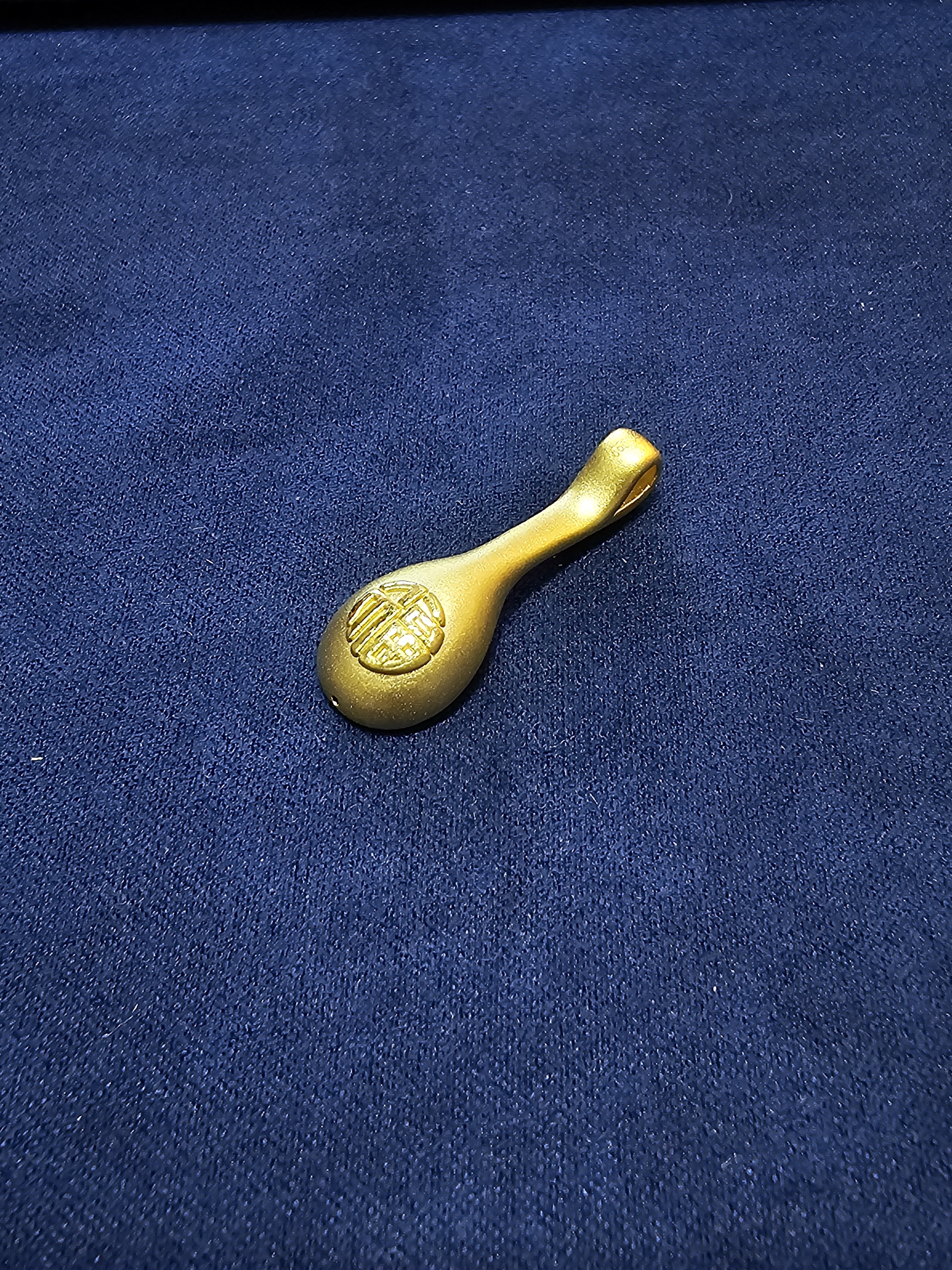 富貴金湯匙吊墜