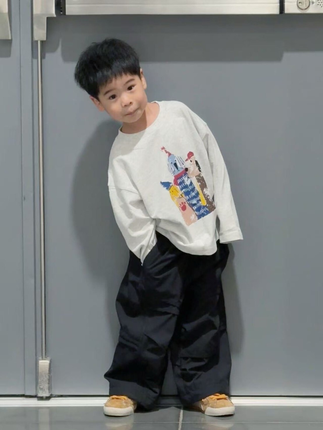 塗鴉小狗長袖Tee