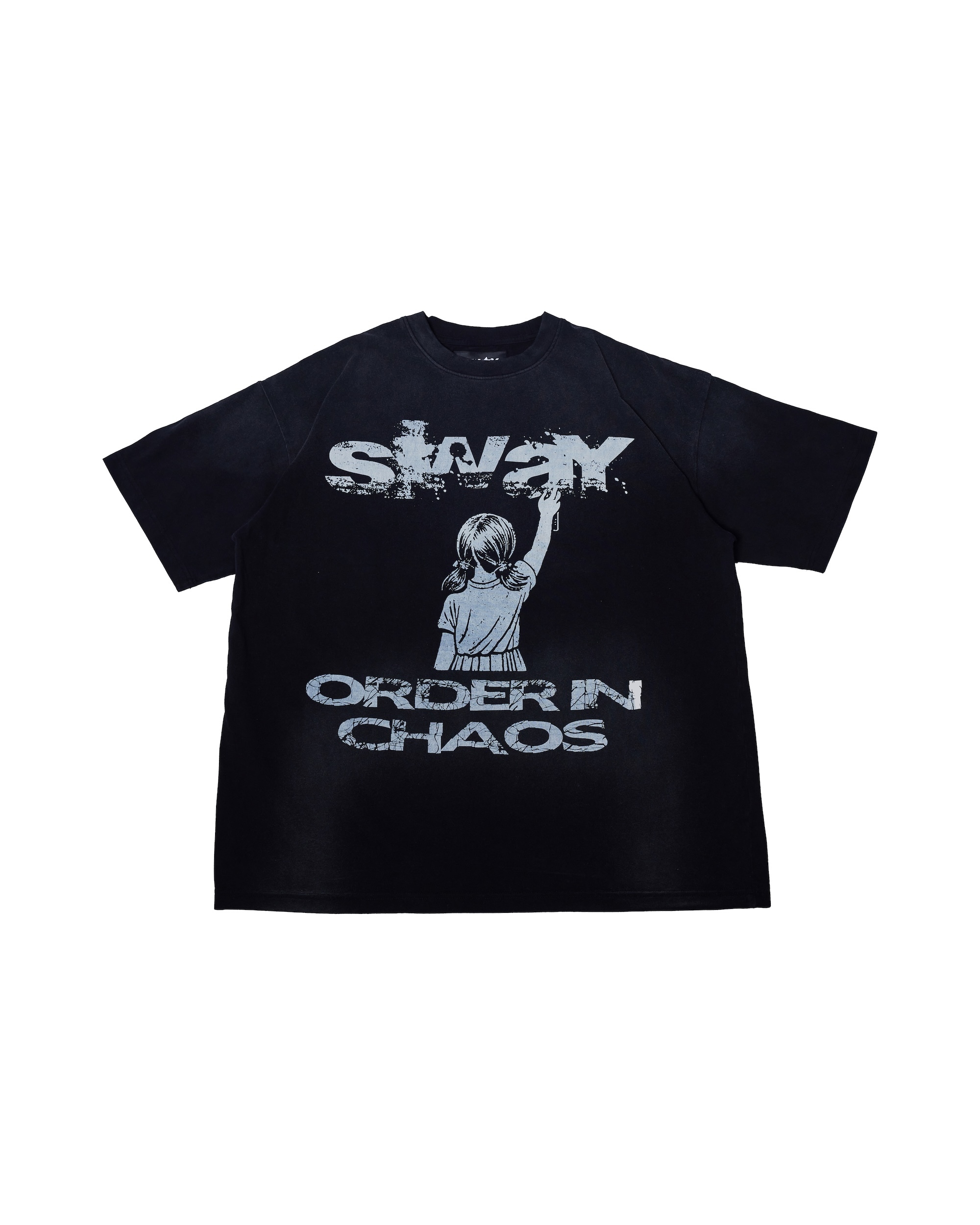 Sway the Don｜“Order In Chaos” Tee (Washed Black)