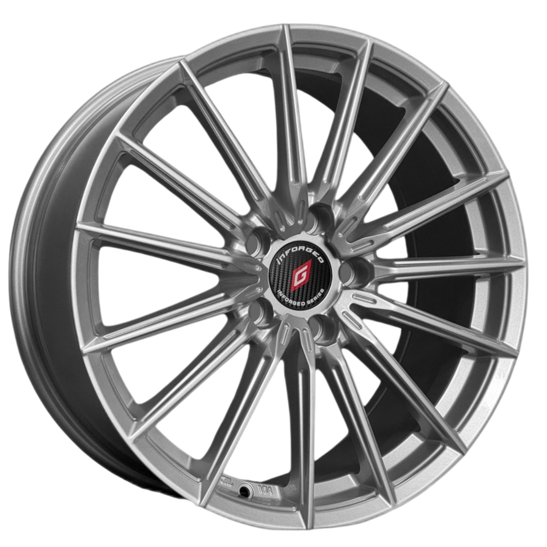 【PDW 北德文】18吋鋁圈 鑄造輕量化18吋 銀色 多輻放射設計 輕量化鋁圈 四入組