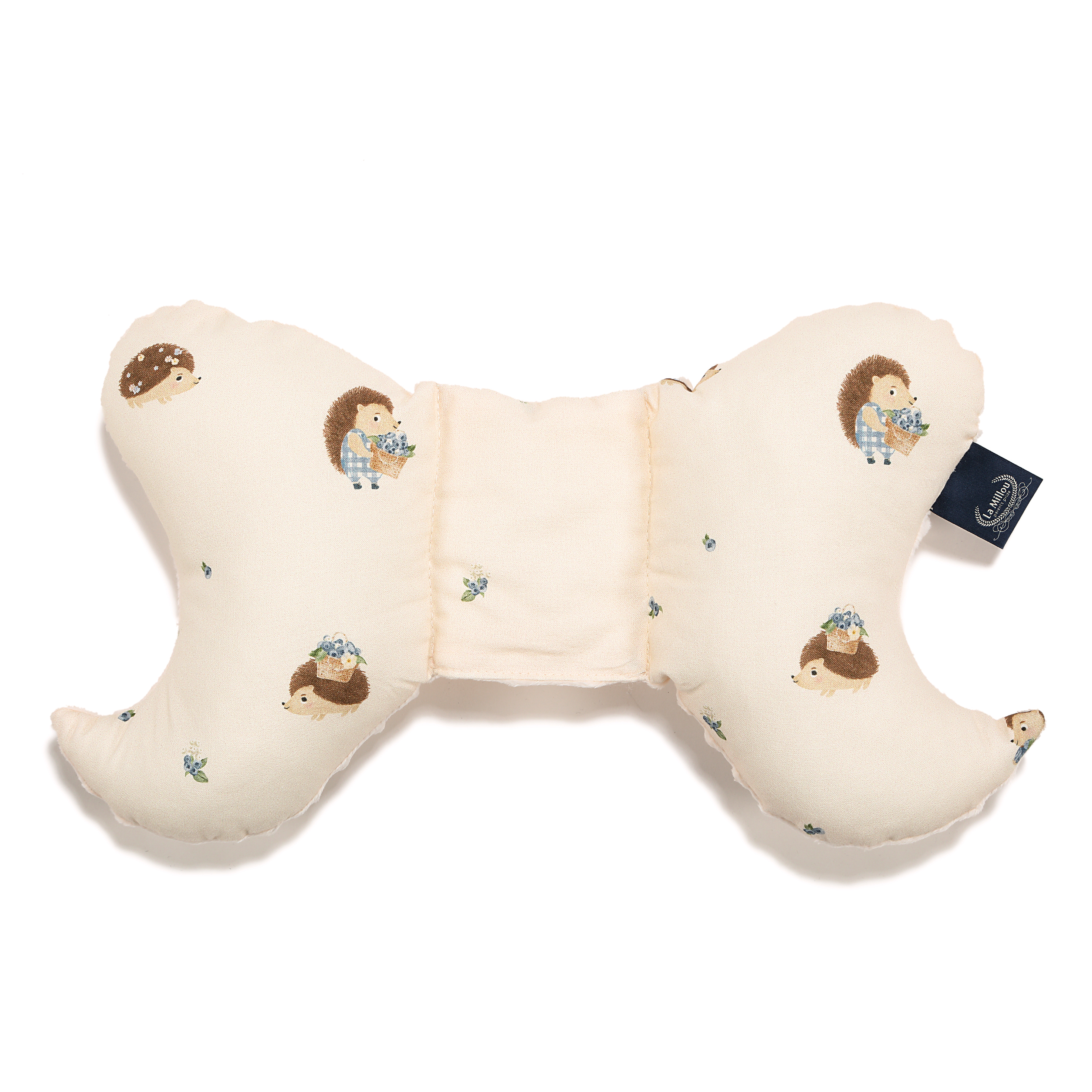 La Millou波蘭 天使枕｜藍莓小刺蝟｜雲朵白