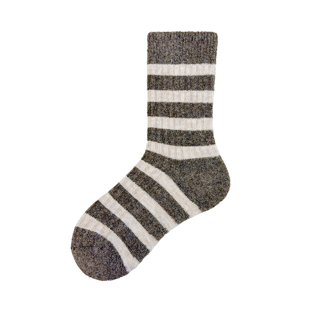 Santé 台灣 橫條中筒羊毛襪 女款 (3色) 44SA2364