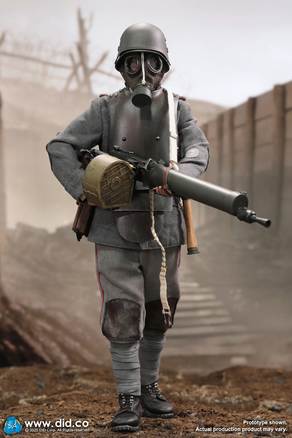 [訂金] DID D11015 1/6 WWI German MG08 Machine Gunner - Arthur
