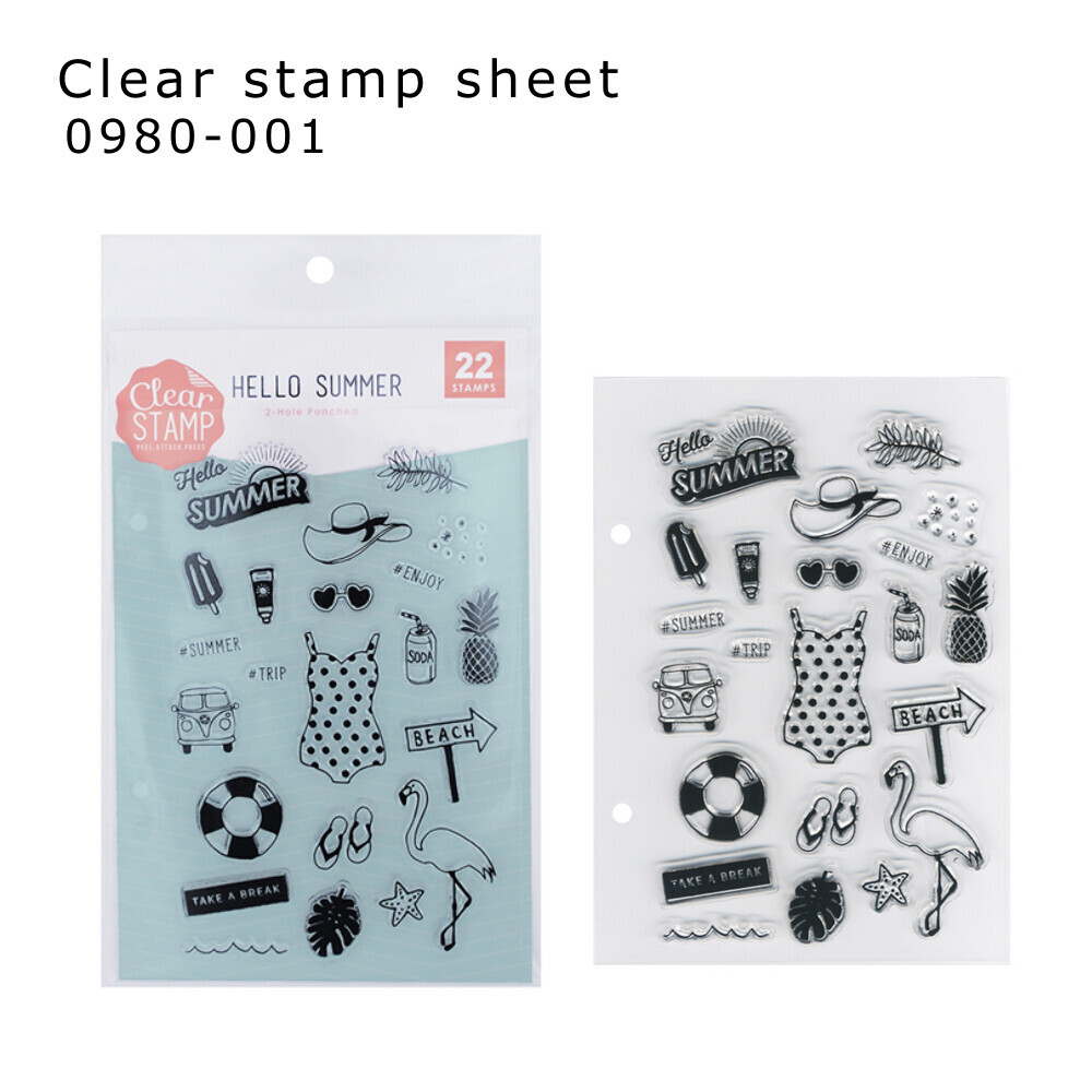 『KODOMO NO KAO』CLEAR STAMP 水晶印章