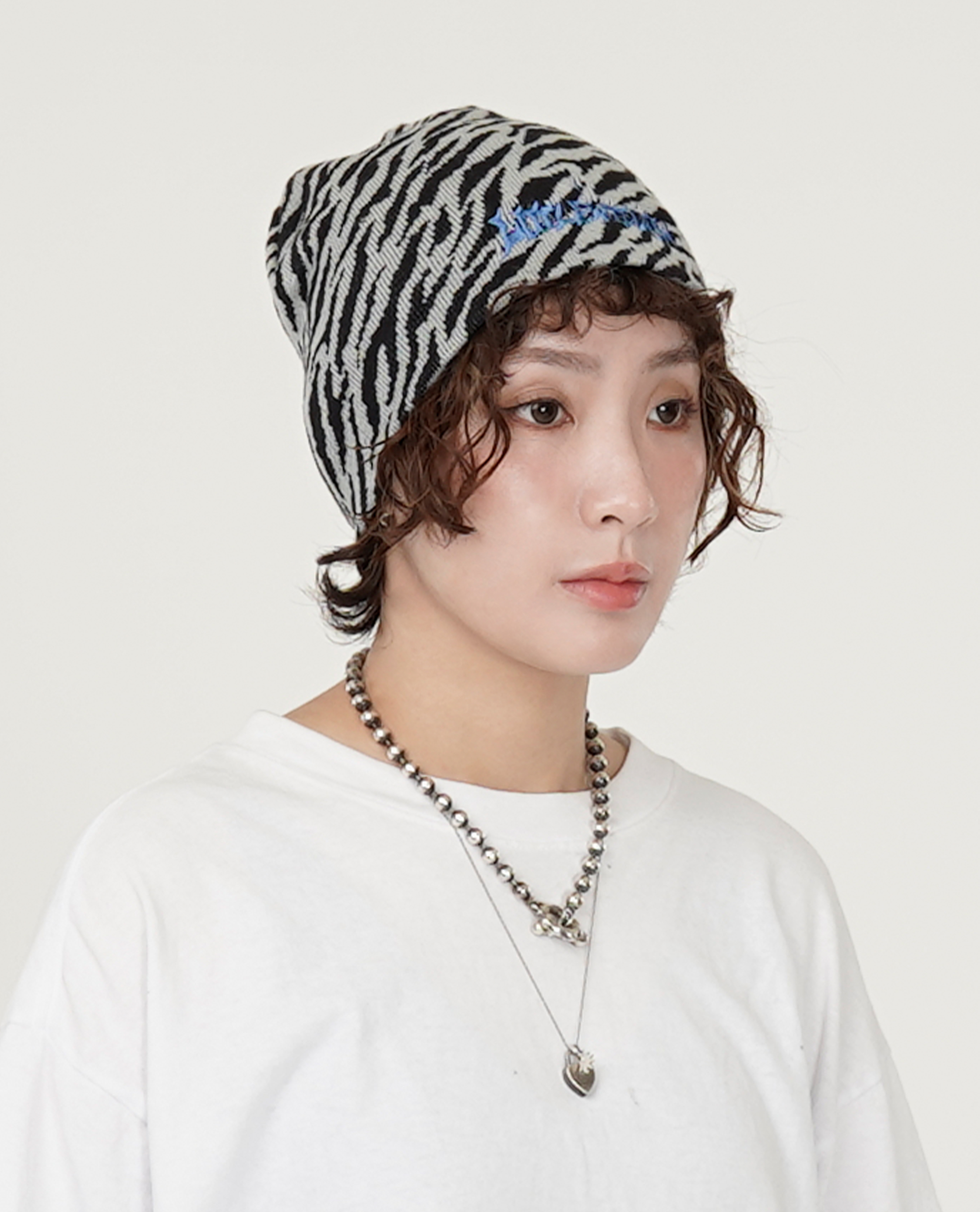 Little Willow Zebra Willow STRAIGHT BEANIE - 25FW