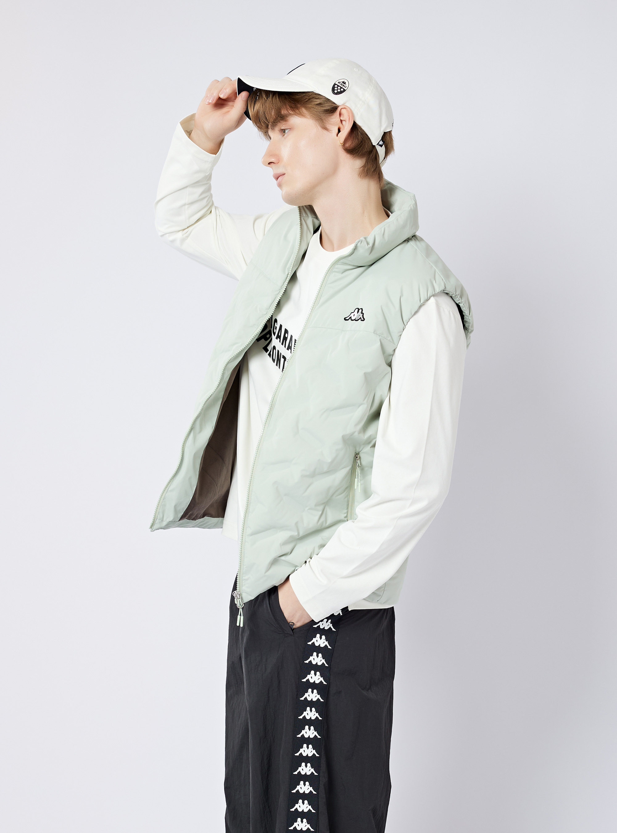 男女適穿 防潑水保暖羽絨背心